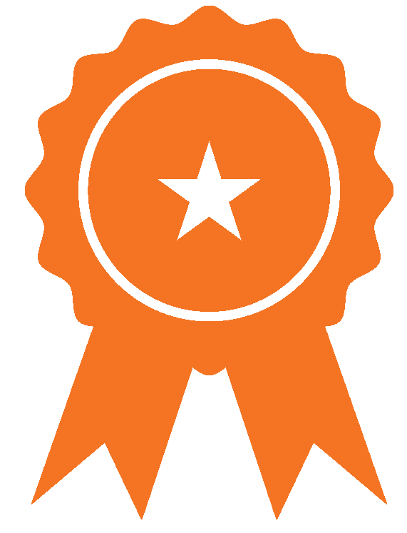 medal badge icons_orange